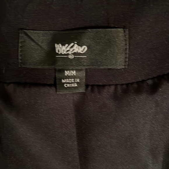 Mossimo Black Motorcycle Jacket Size Medium - Picture 7 of 8